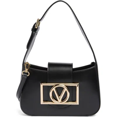 Valentino By Mario Valentino Kai Super V Shoulder Bag With Pouch In Black