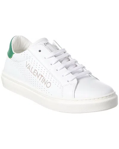 Valentino By Mario Valentino Kara Leather Sneaker In White