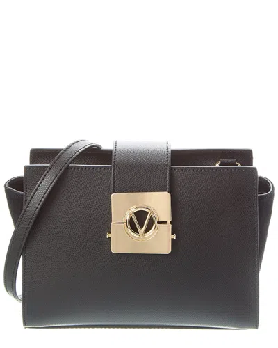 Valentino By Mario Valentino Kiki Leather Shoulder Bag In Black