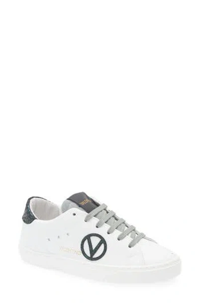 Valentino By Mario Valentino Laura Low Top Sneaker In White