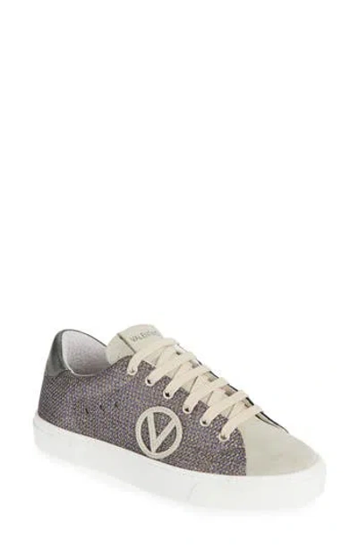 Valentino By Mario Valentino Laura Star Sneaker In Bronze Grey