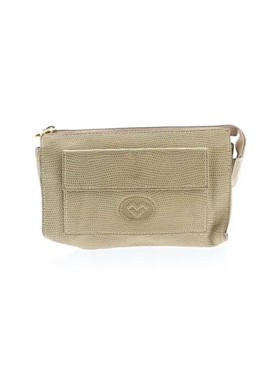 Pre-owned Valentino By Mario Valentino Leather Coin Purse In Brown