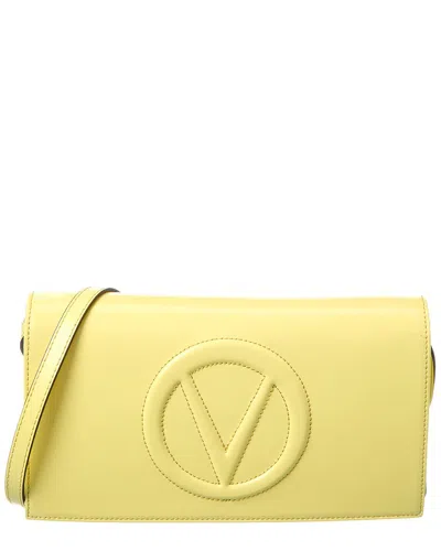 Valentino By Mario Valentino Lena Broderie Leather Crossbody In Yellow