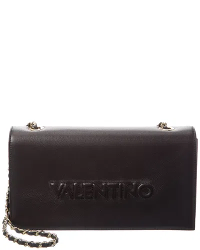 Valentino By Mario Valentino Lena Embossed Leather Crossbody In Black
