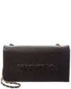 Valentino By Mario Valentino Lena Embossed Leather Crossbody In Black