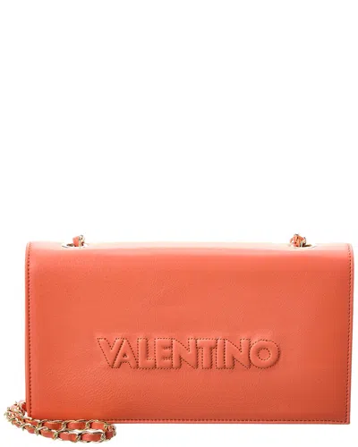 Valentino By Mario Valentino Lena Embossed Leather Crossbody In Orange