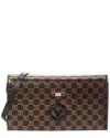Valentino By Mario Valentino Lena Monogram Leather Shoulder Bag In Black