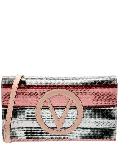Valentino By Mario Valentino Lena Tresse Leather Shoulder Bag In Pink