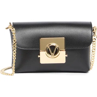 Valentino By Mario Valentino Lilou Bonbonniere Leather Crossbody Bag In Black