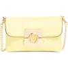 Valentino By Mario Valentino Lilou Bonbonniere Leather Crossbody Bag In Citron Zest