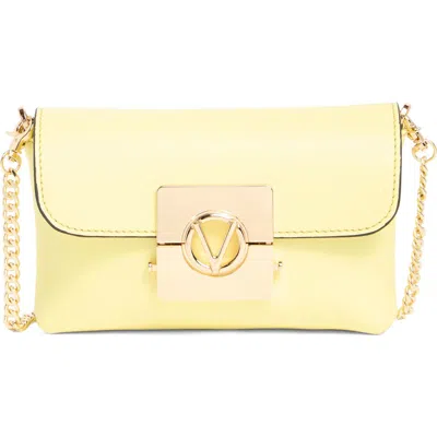 Valentino By Mario Valentino Lilou Bonbonniere Leather Crossbody Bag In Citron Zest