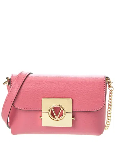 Valentino By Mario Valentino Lilou Leather Crossbody In Pink