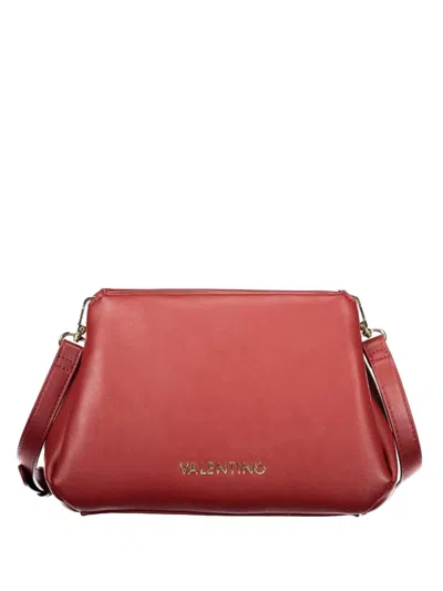 Valentino By Mario Valentino Logo-lettering Shoulder Bag In Red