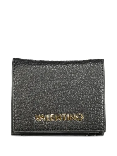 Valentino By Mario Valentino Logo-lettering Wallet In Black