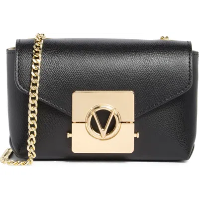 Valentino By Mario Valentino Lola Bonbonniere Leather Crossbody Bag In Black