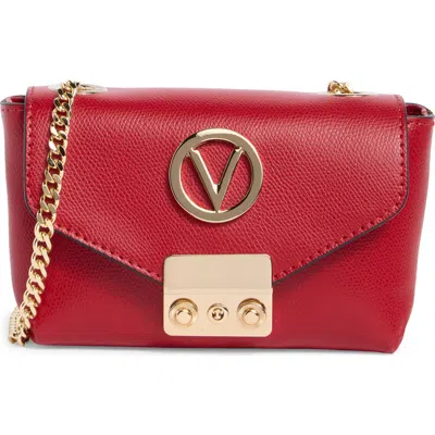 Valentino By Mario Valentino Lola Bonbonniere Leather Crossbody Bag In Red