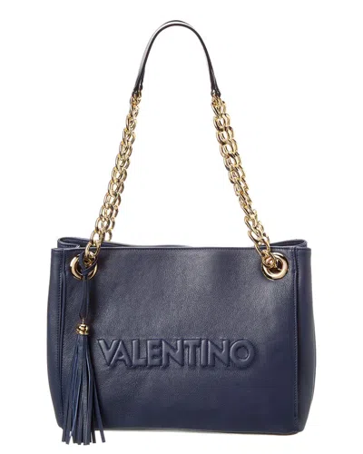 Valentino By Mario Valentino Luisa Embossed Leather Shoulder Bag
