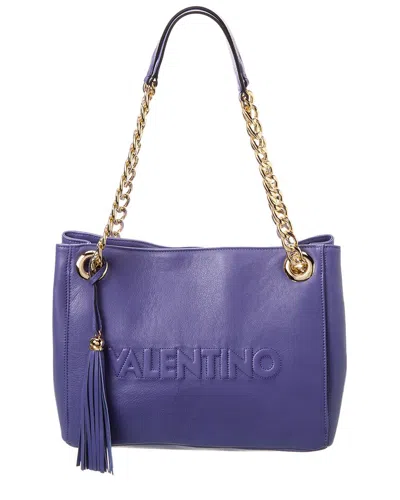 Valentino By Mario Valentino Luisa Embossed Leather Shoulder Bag