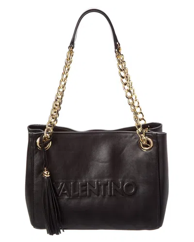 Valentino By Mario Valentino Luisa Embossed Leather Shoulder Bag