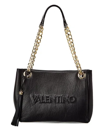 VALENTINO BY MARIO VALENTINO VALENTINO BY MARIO VALENTINO LUISA EMBOSSED LEATHER SHOULDER BAG