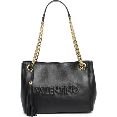 Valentino By Mario Valentino Luisa Embossed Logo Shoulder Bag