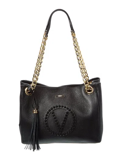 Valentino By Mario Valentino Luisa Rock Leather Shoulder Bag