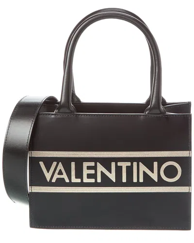 Valentino By Mario Valentino Marie Lavoro Leather Tote In Black