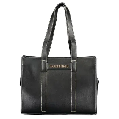 Valentino By Mario Valentino Mario Valentino Black Polyurethane Women's Bag With Shoulder Straps And Women's Pockets