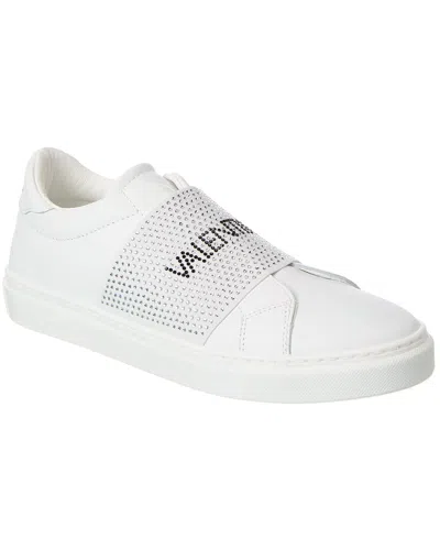 Valentino By Mario Valentino Maya Leather Sneaker In White