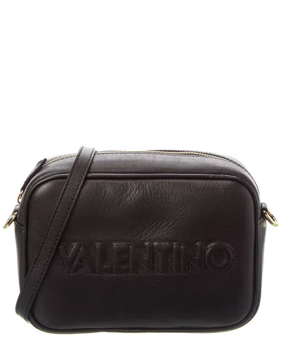 Valentino By Mario Valentino Mia Embossed Leather Crossbody In Black