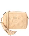 Valentino By Mario Valentino Mia Petit Signature Leather Crossbody In Beige
