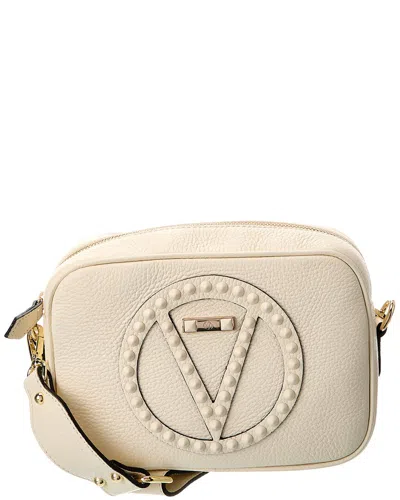 Valentino By Mario Valentino Mia Rock Leather Crossbody In White