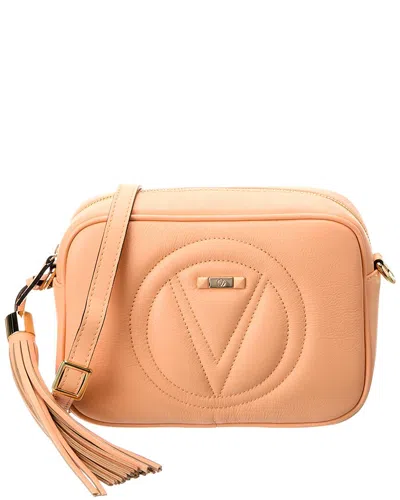 Valentino By Mario Valentino Mia Signature Leather Crossbody In Beige