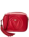 Valentino By Mario Valentino Mia Signature Leather Crossbody In Red