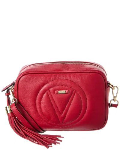Valentino By Mario Valentino Mia Signature Leather Crossbody In Red