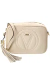 Valentino By Mario Valentino Mia Signature Leather Crossbody In White