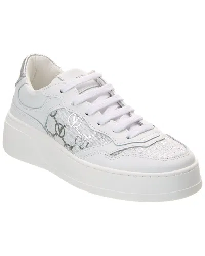 Valentino By Mario Valentino Minerva Leather Sneaker In Multi
