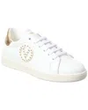 Valentino By Mario Valentino Mira Leather Sneaker In White