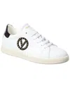 Valentino By Mario Valentino Mira Leather Sneaker In White