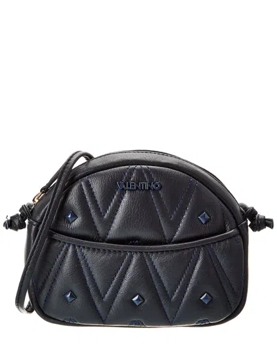Valentino By Mario Valentino Moony Diamond Leather Crossbody In Blue