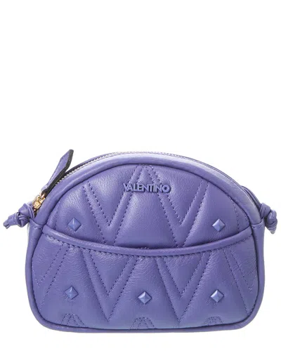 Valentino By Mario Valentino Moony Diamond Leather Crossbody In Blue