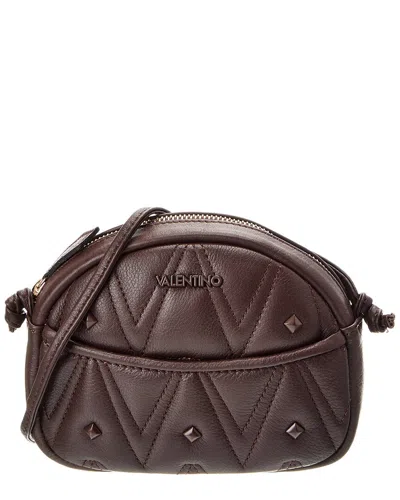 Valentino By Mario Valentino Moony Diamond Leather Crossbody In Brown