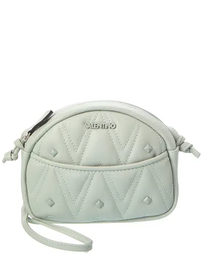 Valentino By Mario Valentino Moony Diamond Leather Crossbody In Green