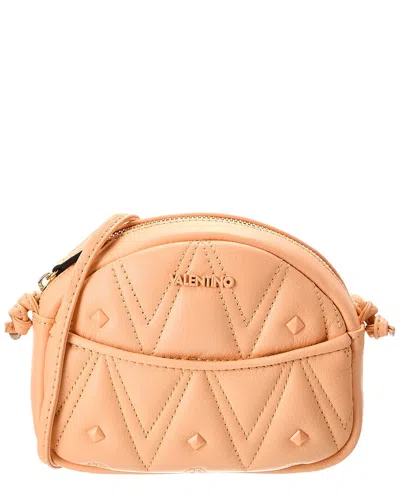 Valentino By Mario Valentino Moony Diamond Leather Crossbody In Orange