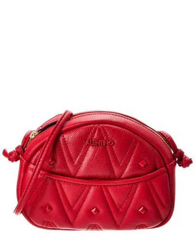 Valentino By Mario Valentino Moony Diamond Leather Crossbody In Red