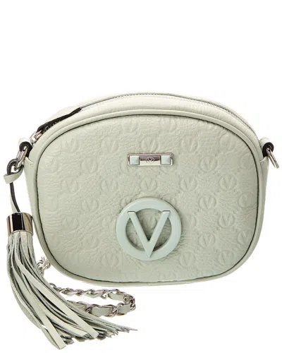 Valentino By Mario Valentino Nina Dollaro Monogram Leather Crossbody In Green