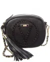 Valentino By Mario Valentino Nina Rock Leather Crossbody