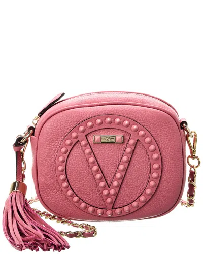 Valentino By Mario Valentino Nina Rock Leather Crossbody In Pink