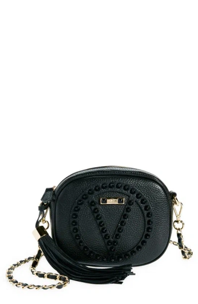 Valentino By Mario Valentino Nina Rockstud Crossbody Bag In Black