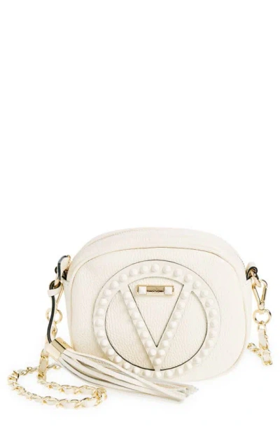 Valentino By Mario Valentino Nina Rockstud Crossbody Bag In Warm Milk